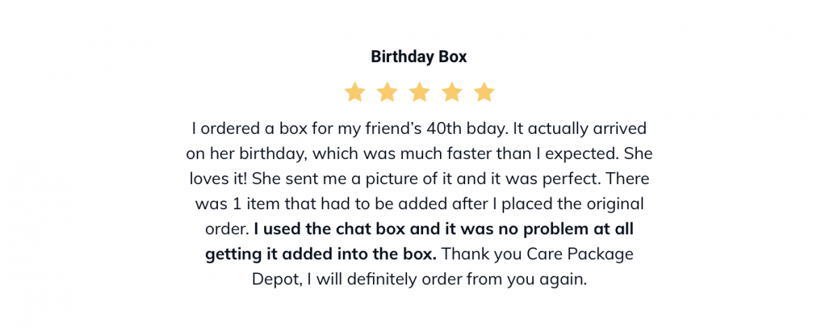 A gift box store review