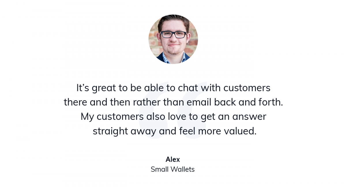 A quote from the CEO of Small Wallets